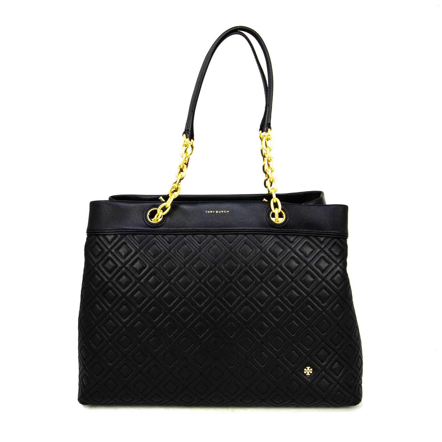 Quilted Handbag // Black + Gold - Tory Burch - Touch of Modern