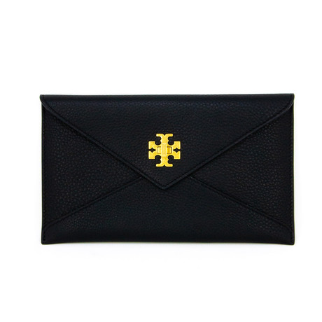 Envelope Clutch // Black + Gold