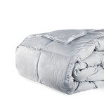 White Duck Down Comforter // Cloud Gray (Twin/Twin Xl)