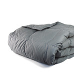 Cloud End Down Alternative Comforter // Charcoal Gray (Full/Queen)