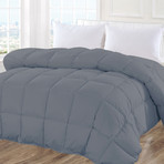 Cloud End Down Alternative Comforter // Charcoal Gray (Full/Queen)