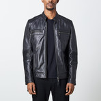 Chance Leather Jacket // Black (4XL)