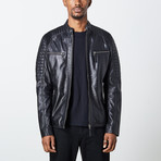 Nathanael Leather Jacket // Black (L)