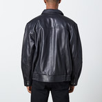 Leonardo Leather Jacket // Black (XL)