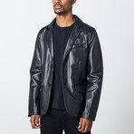 Carlos Leather Jacket // Black (L)