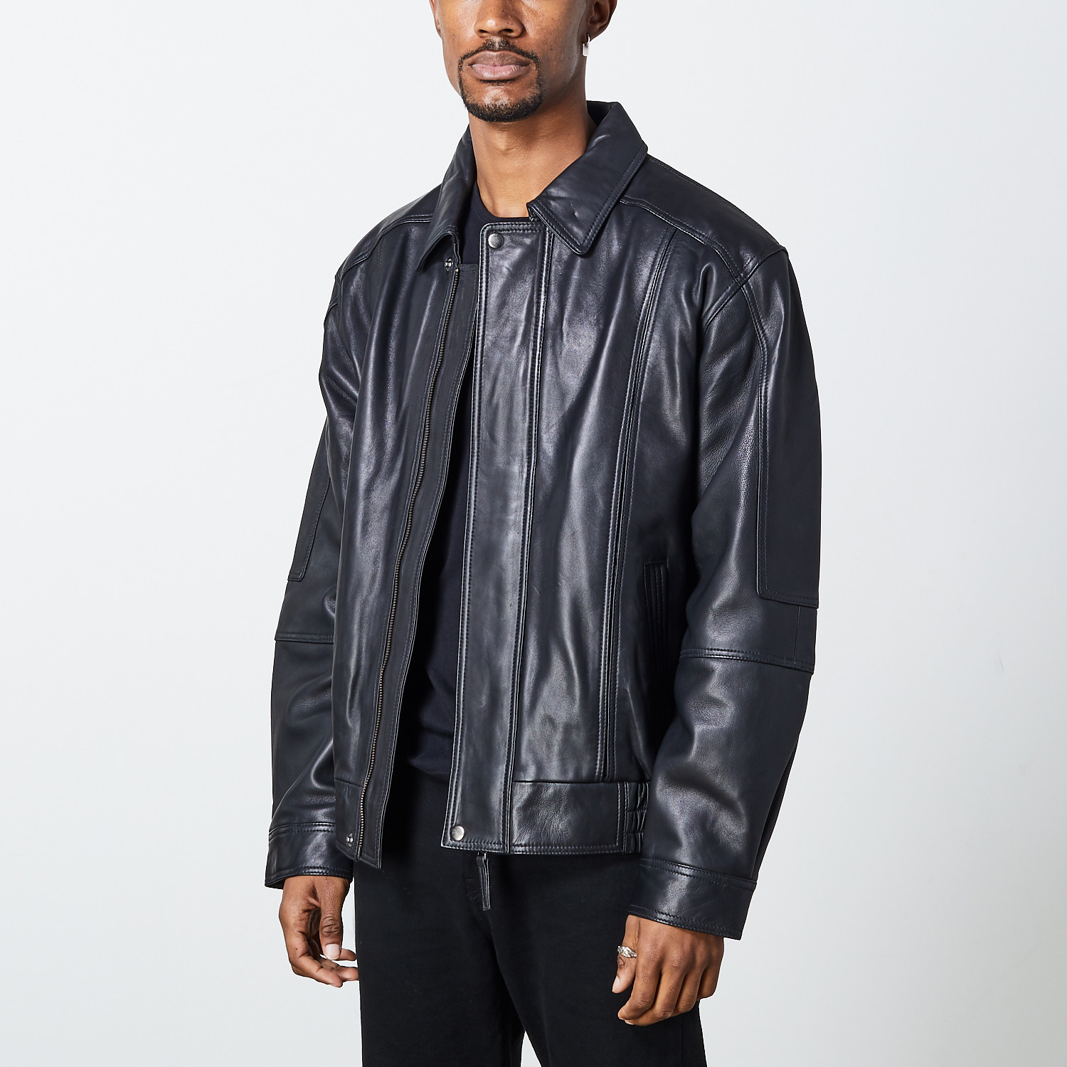 Leonardo Leather Jacket // Black (M) - Everest Leatherwear LTD - Touch ...