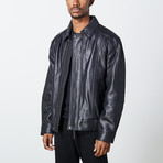 Leonardo Leather Jacket // Black (XL)
