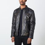 George Leather Jacket // Black (M)