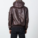Gerard Leather Jacket // Brown (2XL)