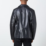 Carlos Leather Jacket // Black (4XL)