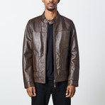 Giulio Leather Jacket // Brown (M)
