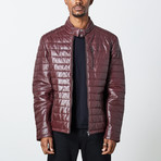 Marcus Leather Jacket // Wine (2XL)