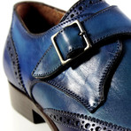 Classic Buckled Dress Shoe // Blue (Euro: 41)