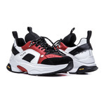 Positano 1 Leather Shoes // Black + Red (Euro: 41)