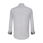 Francis Dress Shirt // White + Navy (XL)