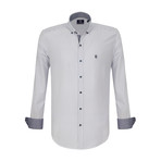 Francis Dress Shirt // White + Navy (3XL)