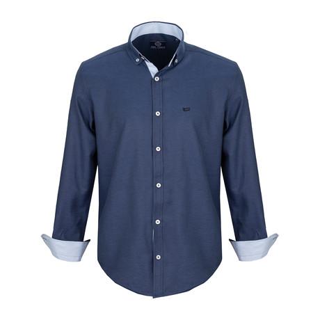 Edwin Dress Shirt // Indigo (XL)