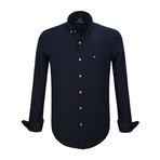 Payton Dress Shirt // Navy (XL)
