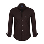 Scot Dress Shirt // Black + Brick (XL)