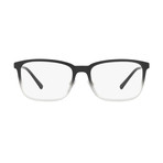 Burberry // Men's Matte Black Gradient Optical Frame // Matte Black Gradient