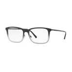 Burberry // Men's Matte Black Gradient Optical Frame // Matte Black Gradient