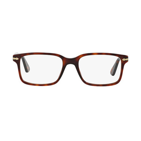 Persol // Men's Acetate Rectangle Optical Frame // Tortoise