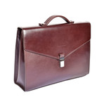 Briefcase // Brown