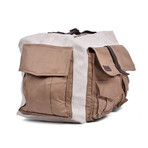 Travel Cargo Bag // Beige + Khaki