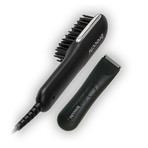 Rechargeable Waterproof Body Hair Trimmer + Hot Air Straightening Brush (No Replacement Blade)