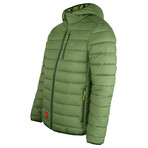 Culebra Lightweight Puffa Jacket // Forest Green (M)