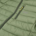 Culebra Lightweight Puffa Jacket // Forest Green (L)