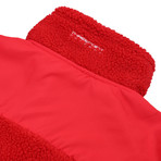 Sultan Paneled Fleece // Red (S)