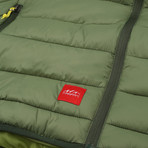 Culebra Lightweight Puffa Jacket // Forest Green (L)