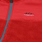 Sultan Paneled Fleece // Red (M)