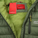 Culebra Lightweight Puffa Jacket // Forest Green (L)