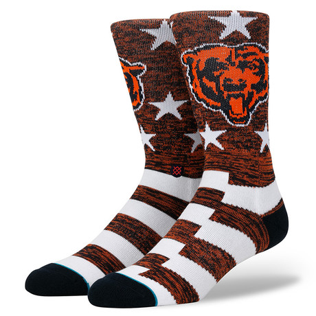 Bears Banner Socks // Navy (M)