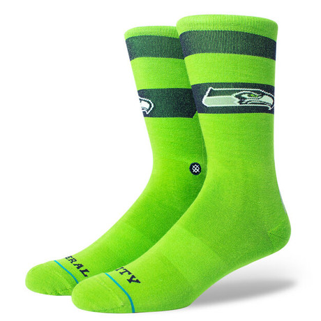 Seahawks Emerald City Socks // Green (M)