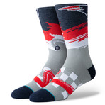 Patriots Wave Racer Socks // Blue (M)