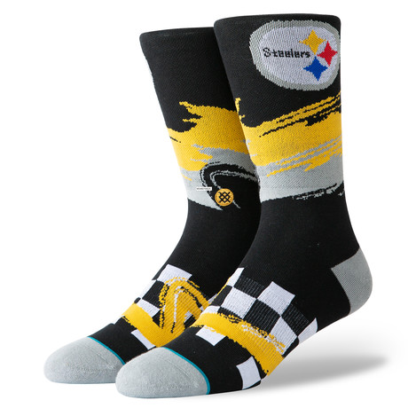 Steelers Wave Racer Socks // Black (M)