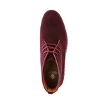 Brandon Suede Lace-Up Boot // Burgundy (US: 9)