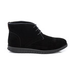 Brandon Suede Lace-Up Boot // Black (US: 9.5)