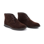 Brandon Suede Lace-Up Boot // Brown (US: 9.5)