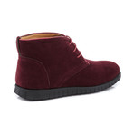 Brandon Suede Lace-Up Boot // Burgundy (US: 9)