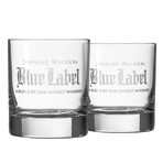 Johnnie Walker Blue Label® + Rolf On The Rocks Glasses