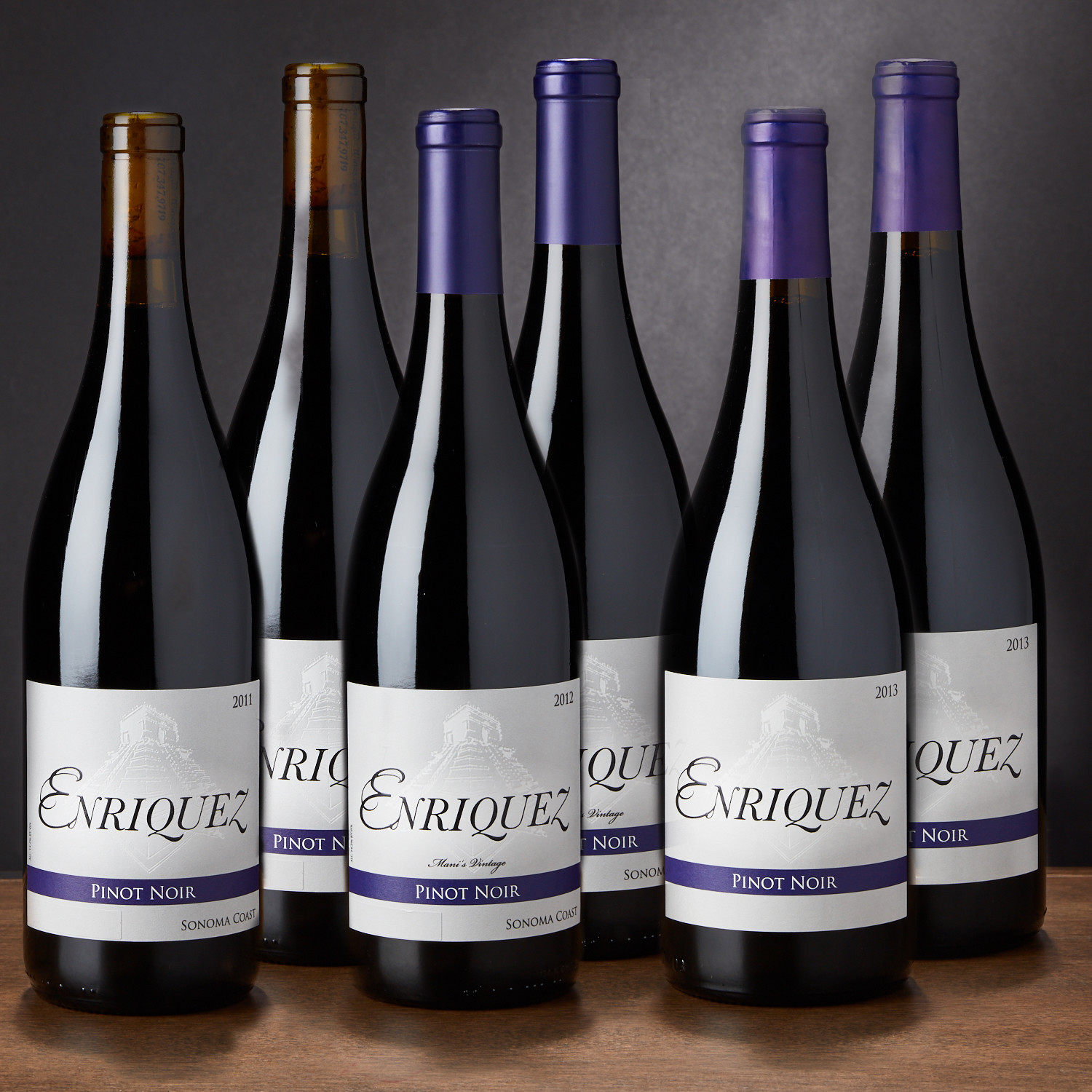 Sonoma Coast Pinot Noir Vertical 2011-2013 // Set of 6 ...