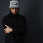 Athletics Hi Crown Cap // Heather Gray + Gray Bill