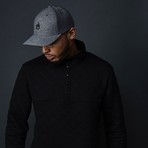 Insignia Mid Profile Flexfit Cap // Textured Steel Gray