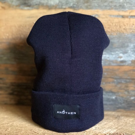 Applique Beanie // Navy