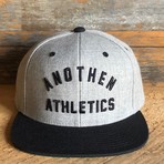 Athletics Hi Crown Cap // Heather Gray + Black Bill