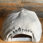 Athletics Hi Crown Cap // Heather Gray + Gray Bill